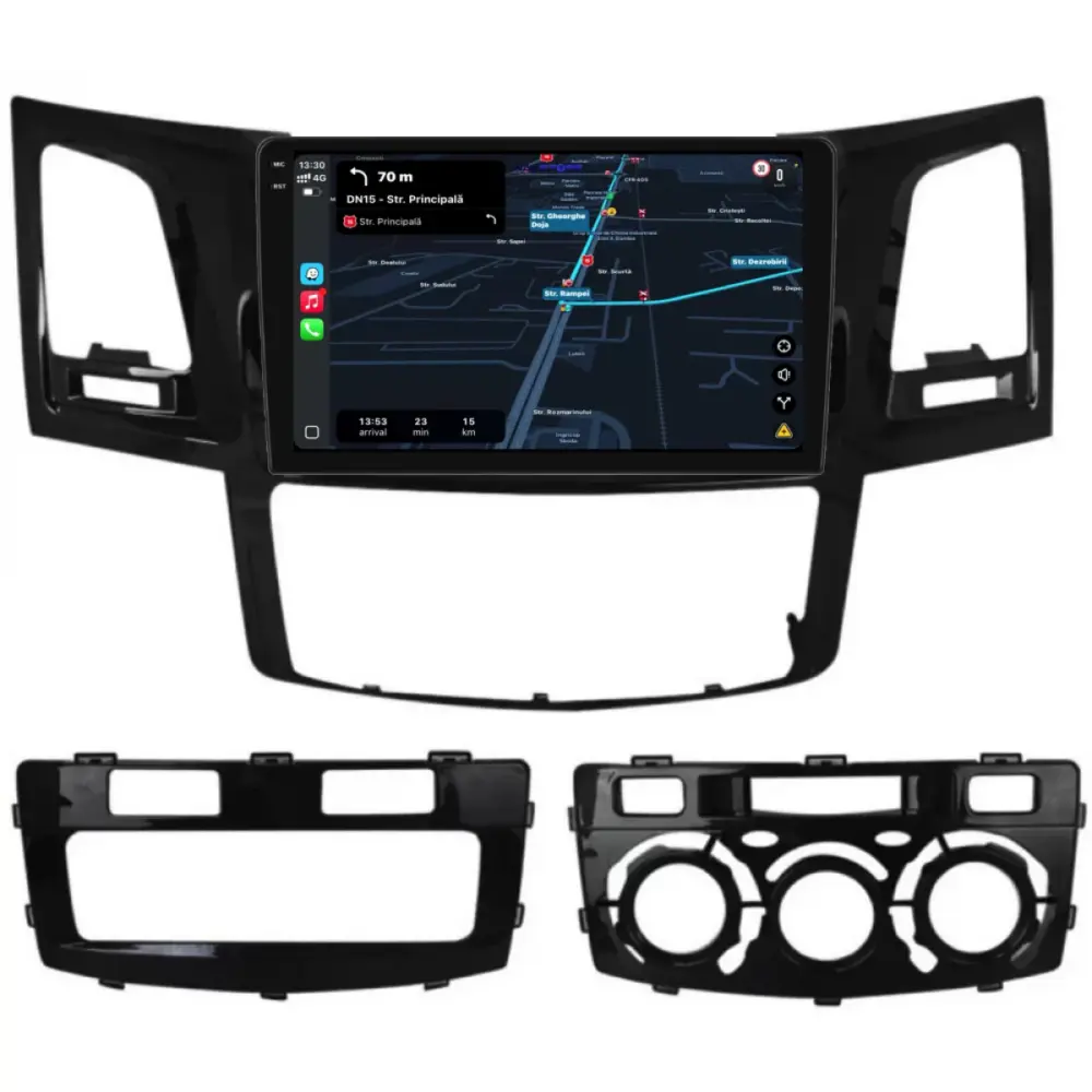 Navigatore Dedicato Android Auto Carplay per Toyota Hilux Vii 2004-2015