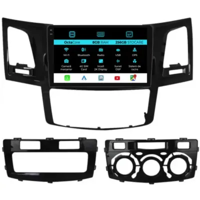 Navigatore Dedicato Android Auto Carplay per Toyota Hilux Vii 2004-2015