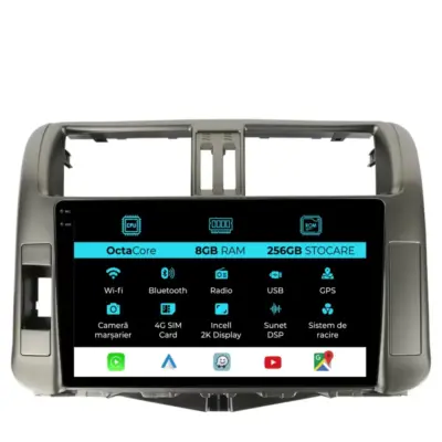 Navigatore Dedicato Android Auto Carplay per Toyota Land Cruiser Prado J150