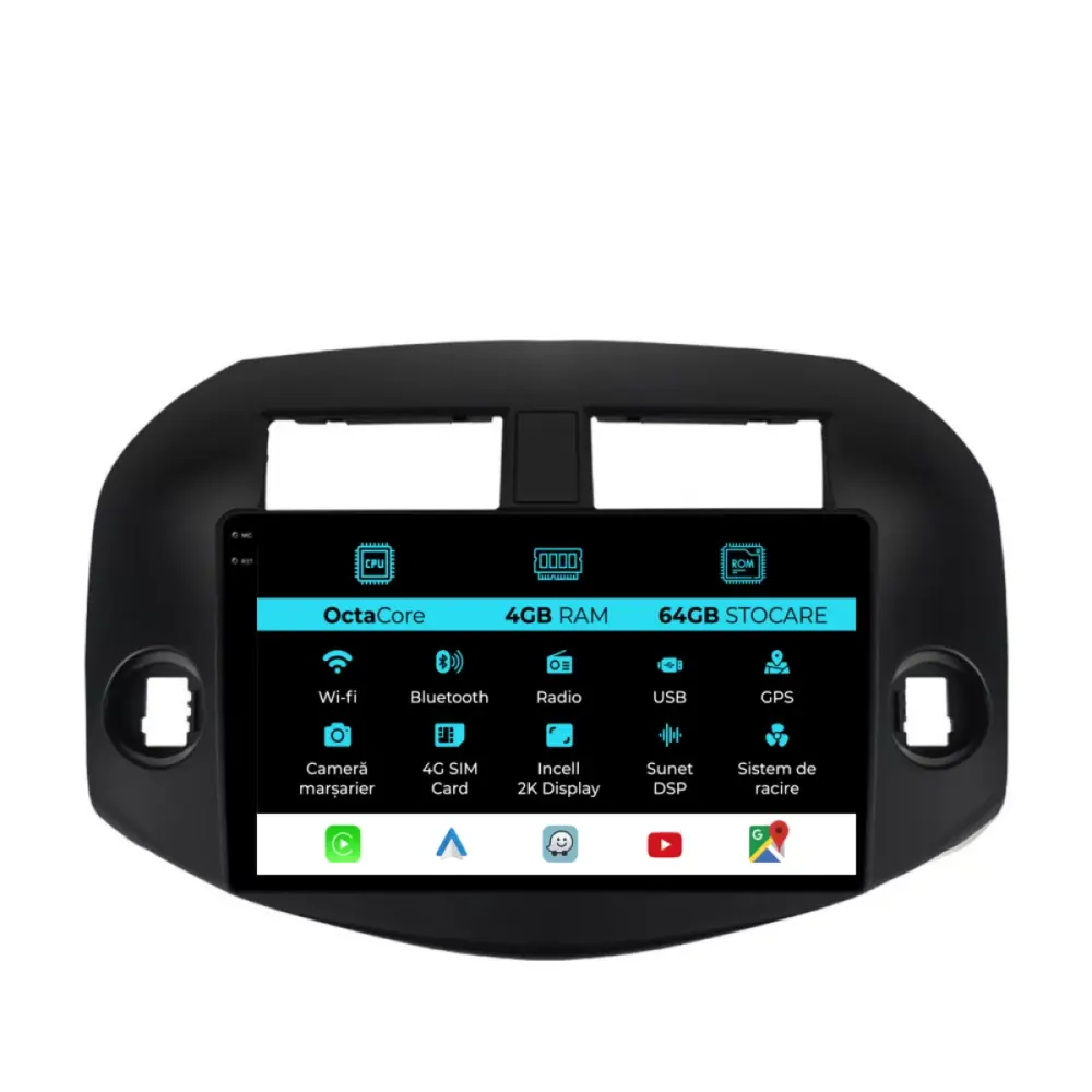 Navigatore Dedicato Android Auto Carplay per Toyota RAV4 2006-2013