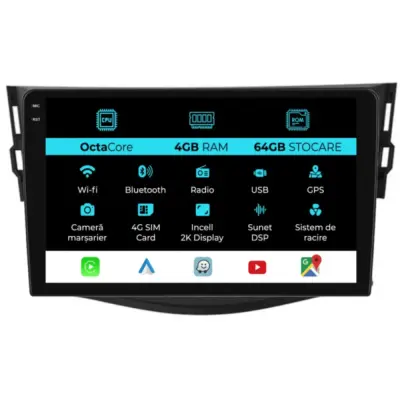 Navigatore Dedicato Android Auto Carplay per Toyota RAV4 2006-2013