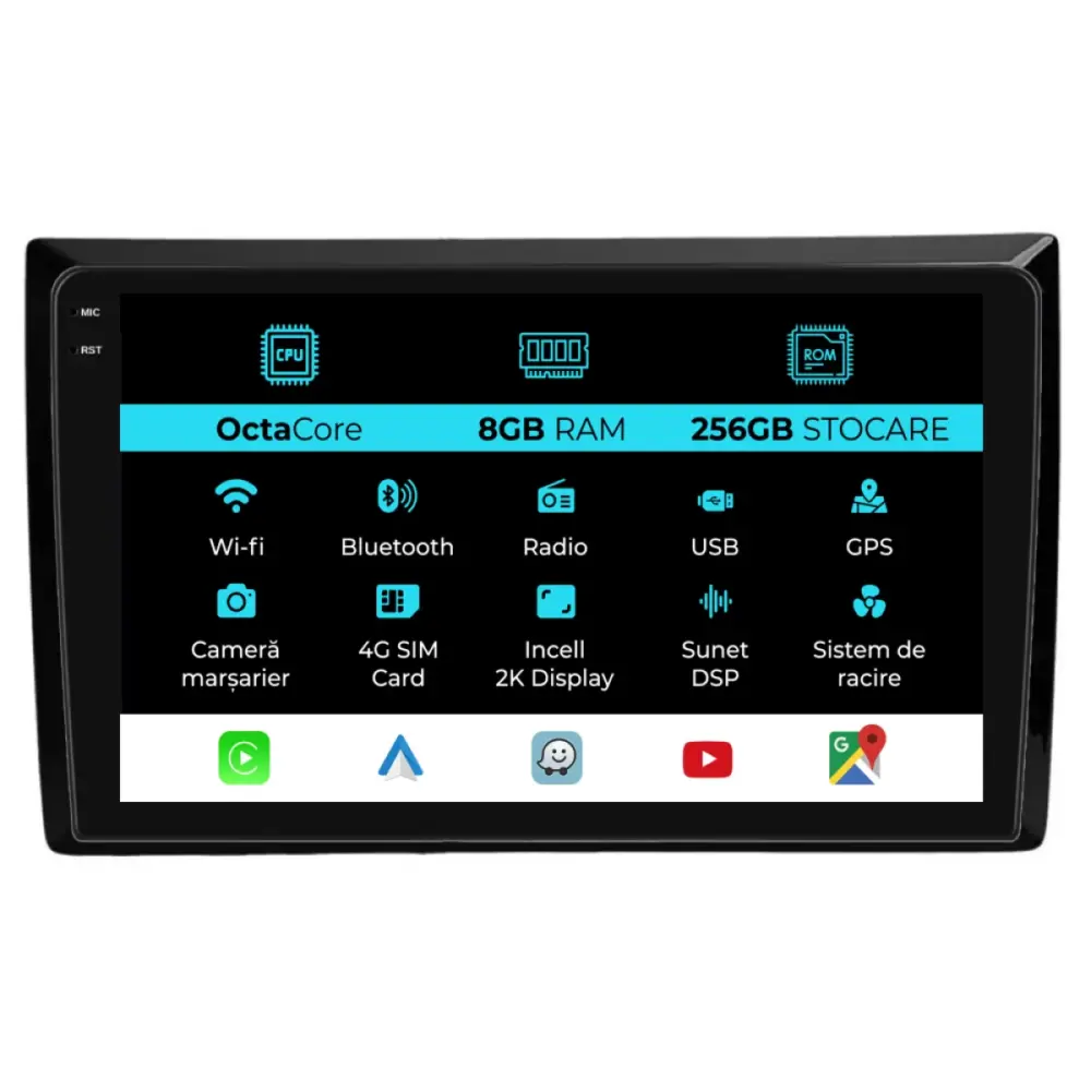 Navigatore Dedicato Android Auto Carplay per Volkswagen Beetle 2012-2018 2K
