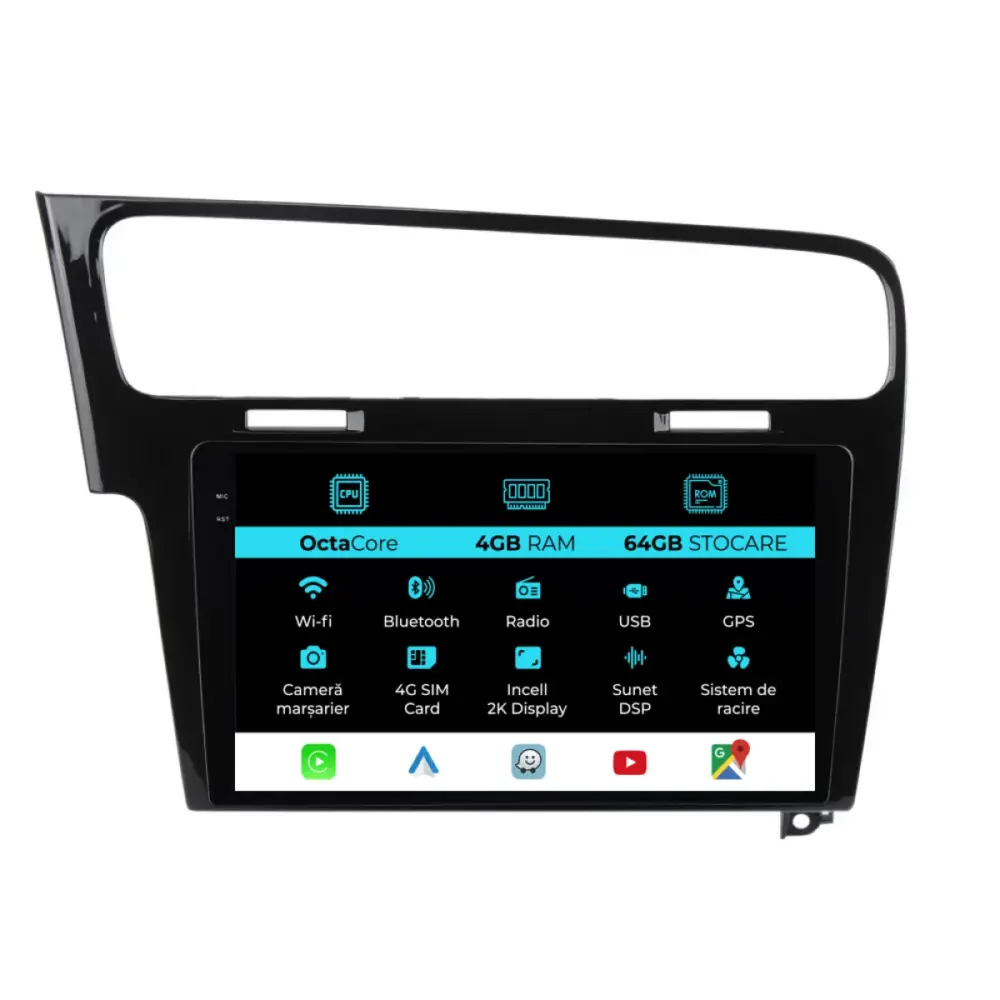 Navigatore Dedicato Android Auto Carplay per Volkswagen Golf 7 2013-2020