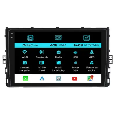 Navigatore Dedicato Android Auto Carplay per Volkswagen Polo 2017+ 2K
