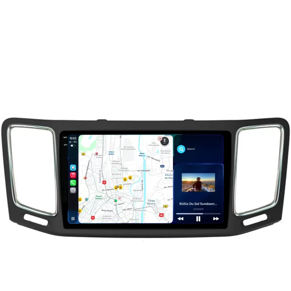 Navigatore Dedicato Android Auto Carplay per Volkswagen Sharan 2010-2014 2K