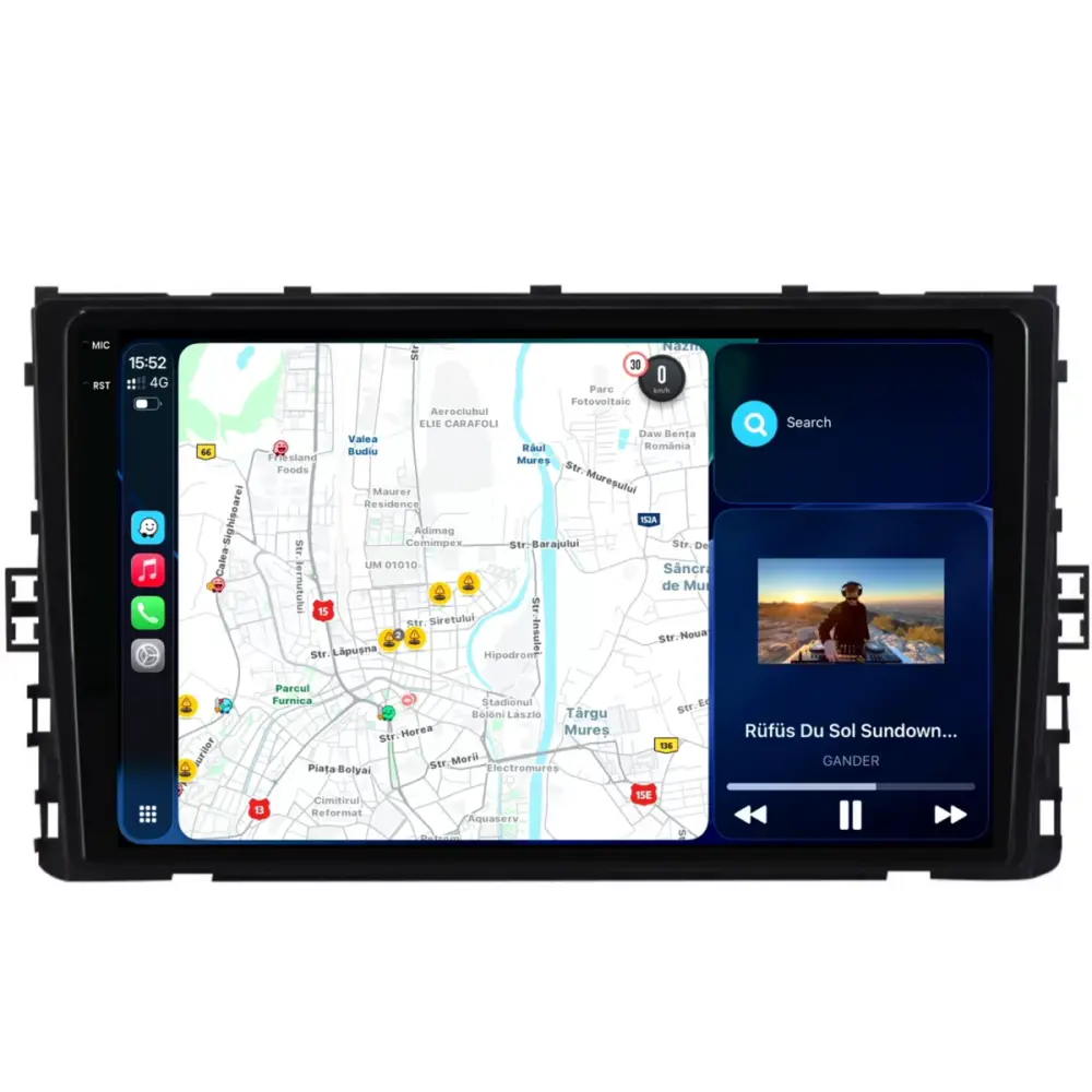 Navigatore Dedicato Android Auto Carplay per Volkswagen T-roc 2017-2025