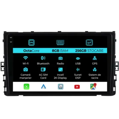 Navigatore Dedicato Android Auto Carplay per Volkswagen T-roc 2017-2025