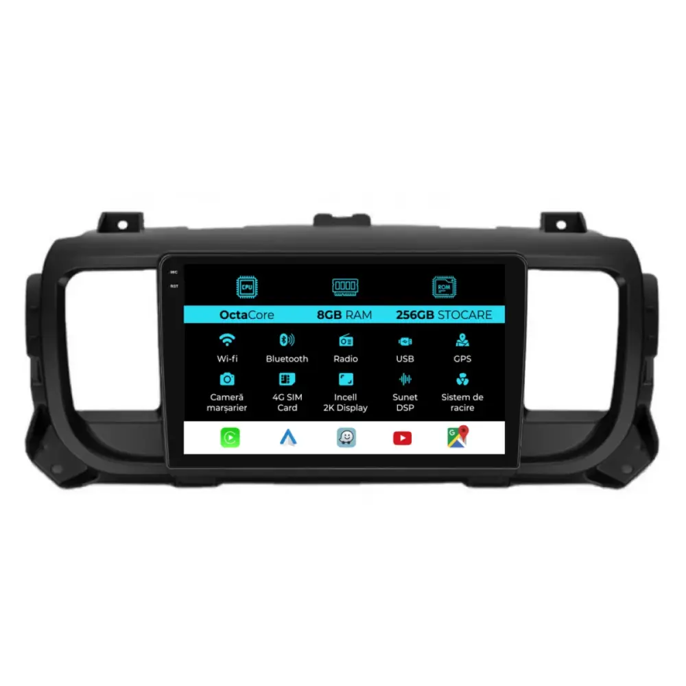 Navigatore Dedicato con Android Auto e Carplay per Citroën Jumpy 3 2016-2021