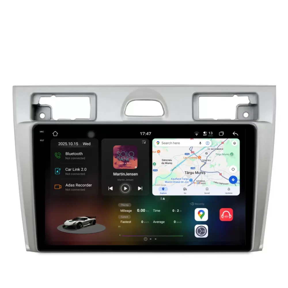 Navigatore Dedicato con Android Auto e Carplay per Ford Fiesta 2004-2009