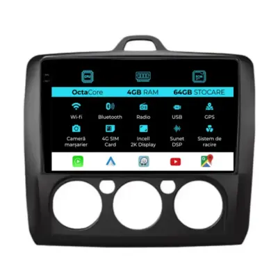 Navigatore Dedicato con Android Auto e Carplay per Ford Focus 2004-2012