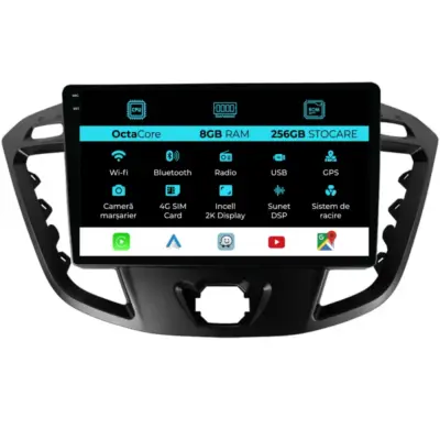 Navigatore Dedicato con Android Auto e Carplay per Ford Transit 2006-2014