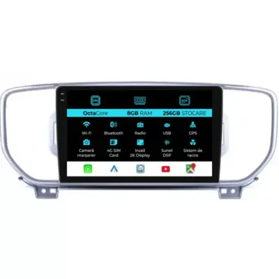 Navigatore Dedicato con Android Auto e Carplay per Kia Sportage 2016-2019 2K