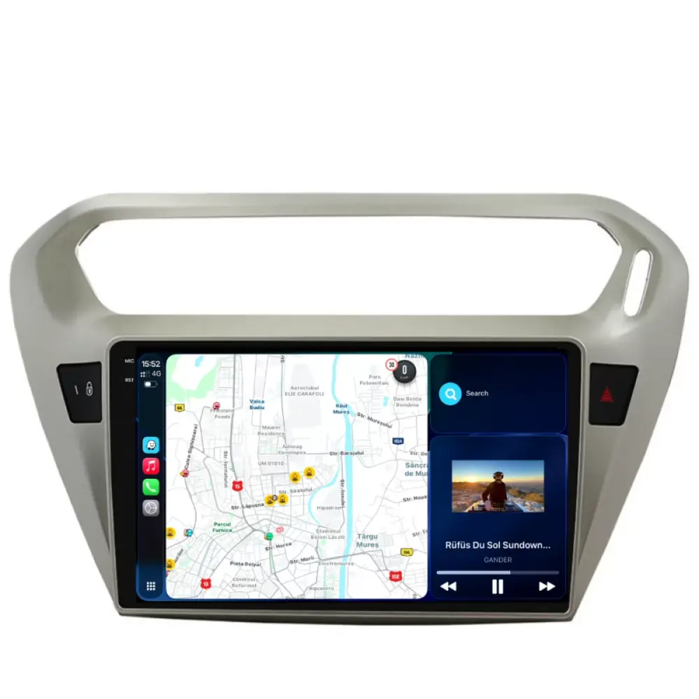 Navigatore Dedicato con Android Auto e Carplay per Peugeot 301 2013-2018