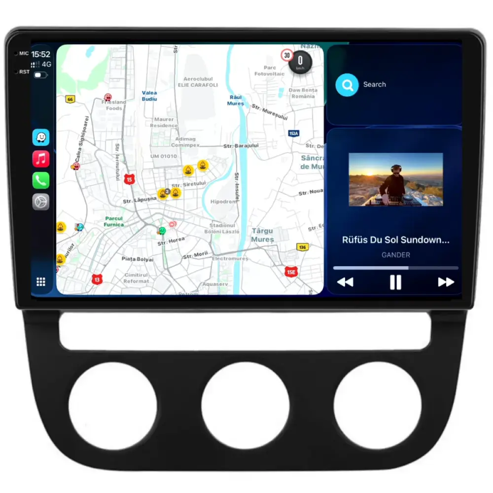 Navigatore Dedicato con Android Auto e Carplay per Volkswagen Jetta 2005-2018 2K