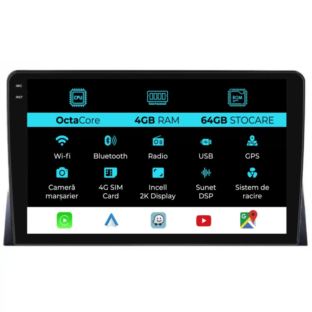Navigatore Dedicato con Android Auto e Carplay per Volkswagen Transporter 2K