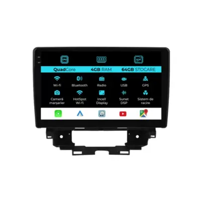 Navigatore Dedicato Quadcore 10 Pollici Android Auto Carplay per Renault Kangoo