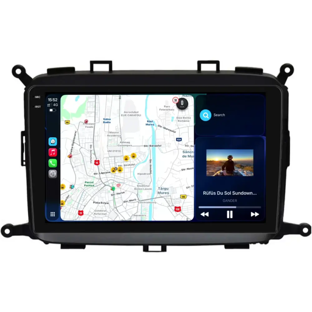 Navigatore Dedicato Quadcore 9 Pollici Android Auto Carplay per Kia Carens