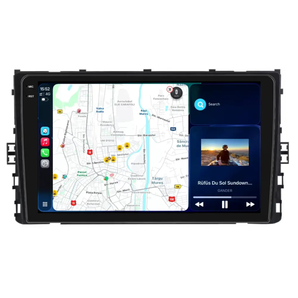 Navigatore Dedicato Touch 9 Pollici Android Auto Carplay per Volkswagen Taigo