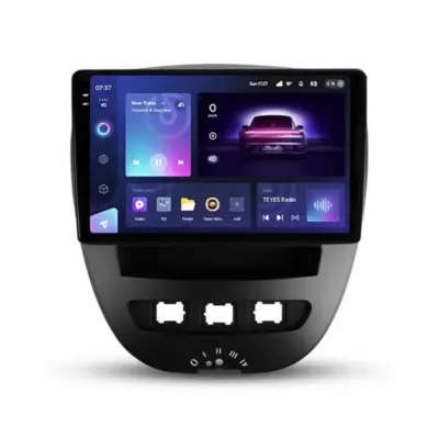 Navigatore Teyes CC3 2K 10,36 Qled Android 4G Bluetooth Peugeot 107 2005-2014