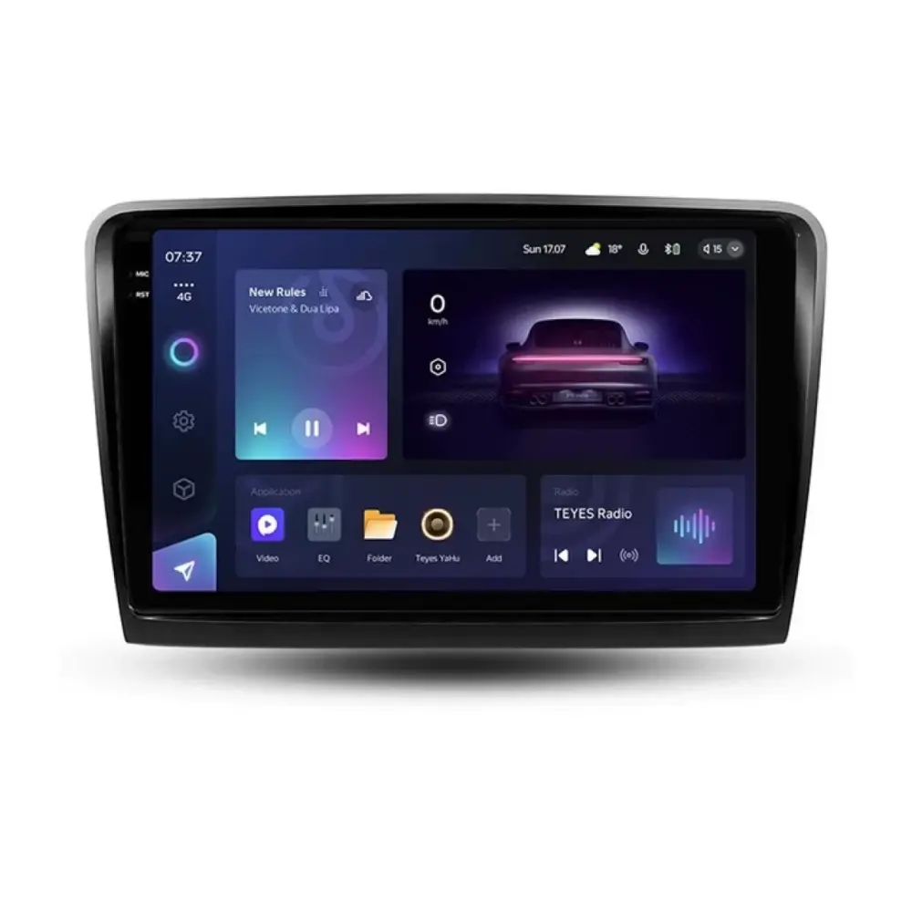 Navigatore Teyes CC3 2K 360 10.36 Qled Android 4G Skoda Superb 2 2008-2015