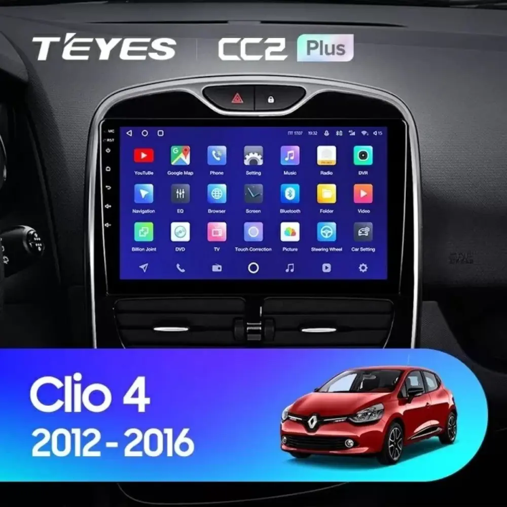 Navigatore Teyes CC3 2K 360 10,36 Android 4G Bluetooth Renault Clio 2012-2015
