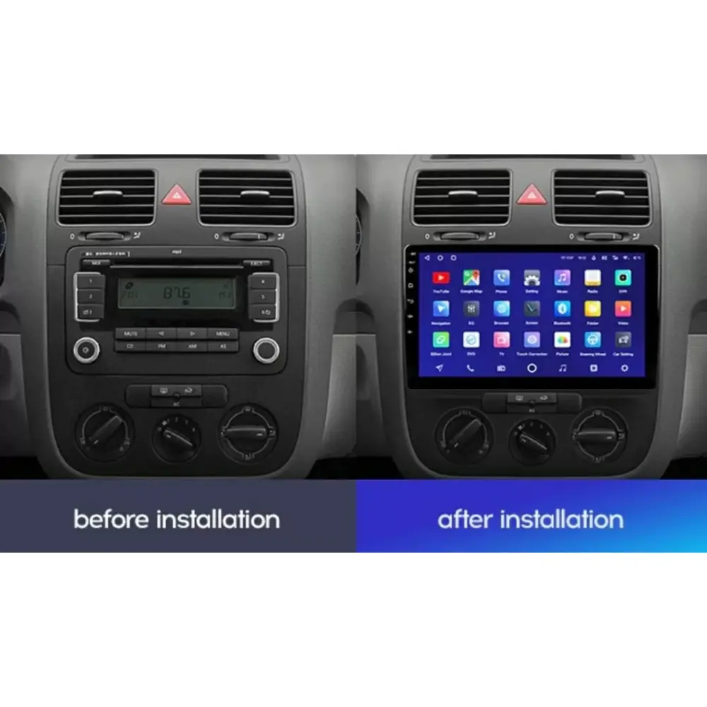 Navigatore Teyes CC3 2K 360 6+128gb Qled Android 4G per Volkswagen Jetta 5