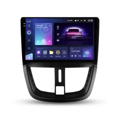 Navigatore Teyes CC3 2K 360 9,5 Qled Android 4G per Peugeot 207 2006-2015