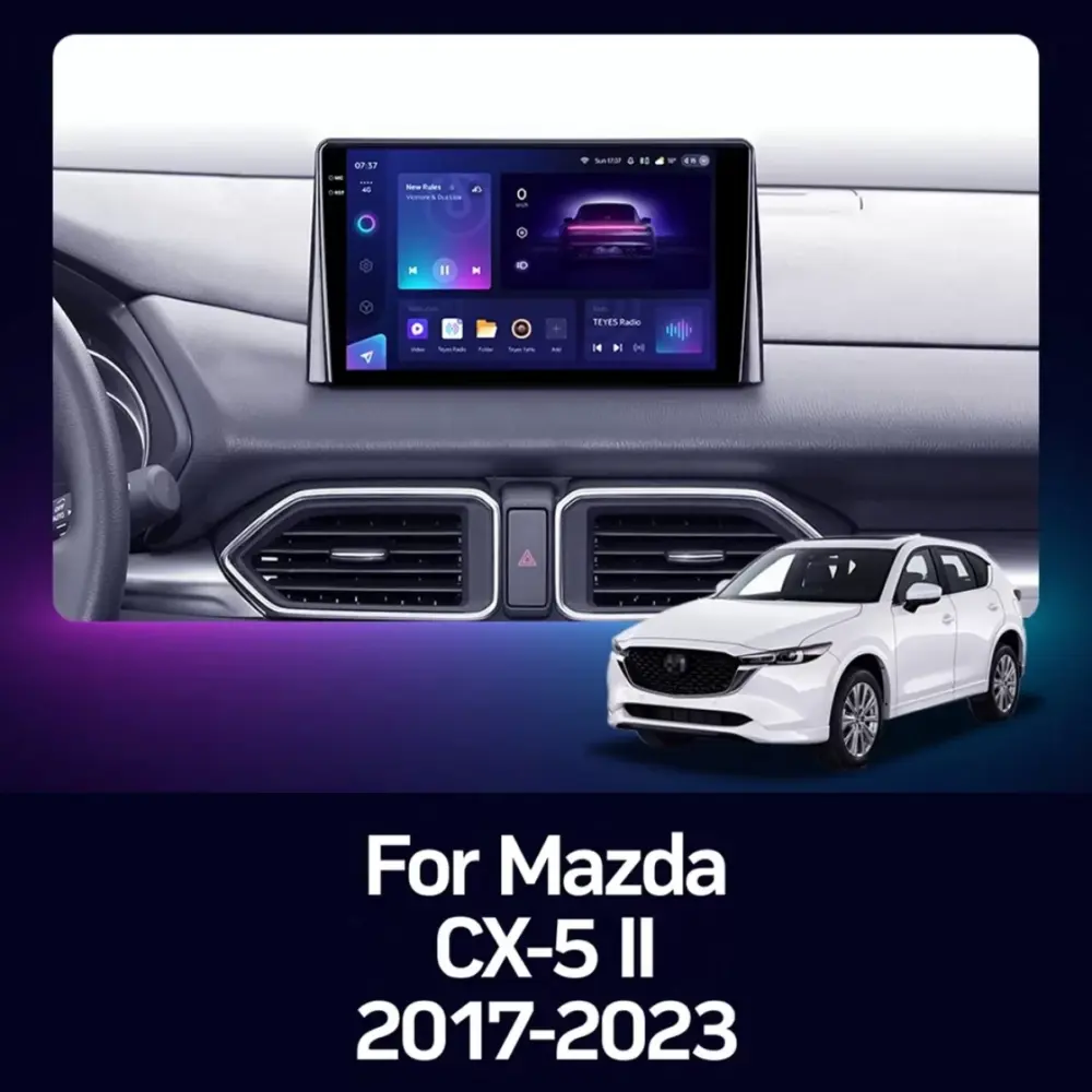 Navigatore Teyes CC3 2K 9,5 Qled Android 4G Bluetooth per Mazda Cx-5 2017-2023