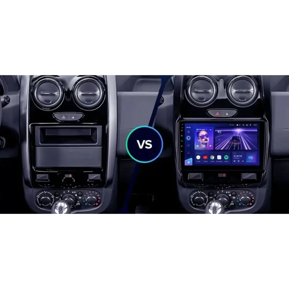 Navigatore Teyes CC3 2K 9,5 Qled Android 4G Dacia Duster 1 2013-2017