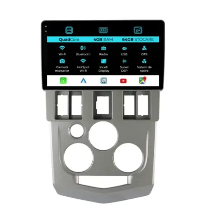 Navigatore Touch 9 Pollici Quadcore 4gb Ram 64gb Storage per Dacia Logan 1