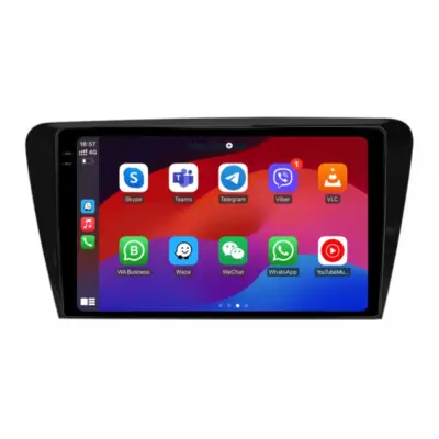 Navigatore Touch Screen 8gb Ram 256gb Storage per Skoda Octavia 3 2013-2018