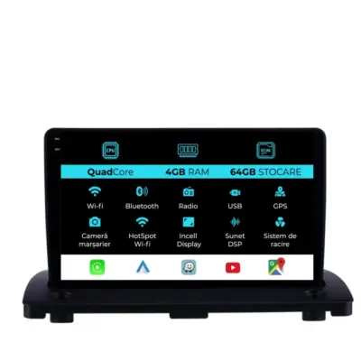 Navigatore Touch Screen 9 Pollici Quadcore 4gb Volvo XC90 2002-2014