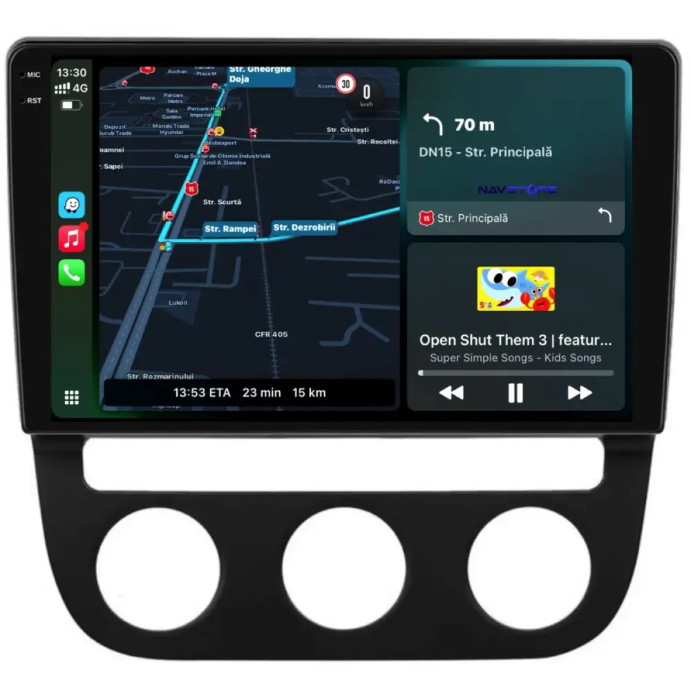 Navigazione 10 Pollici 6gb Ram 128gb Storage Carplay Clima Automatico