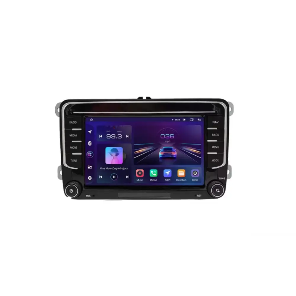 Navigazione 7 Pollici 2gb Ram 64gb Storage Apple Carplay Android Auto per Seat