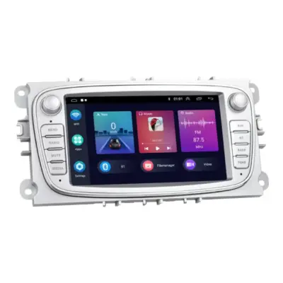 Navigazione 7 Pollici 4gb Ram 64gb Argento per Ford Focus