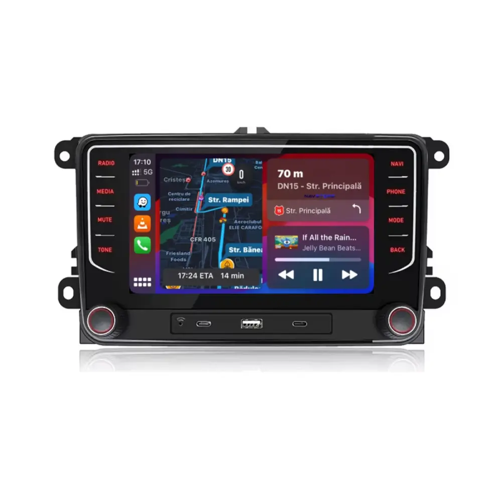 Navigazione 7 Pollici 4gb Ram 64gb Storage Apple Carplay Android Auto