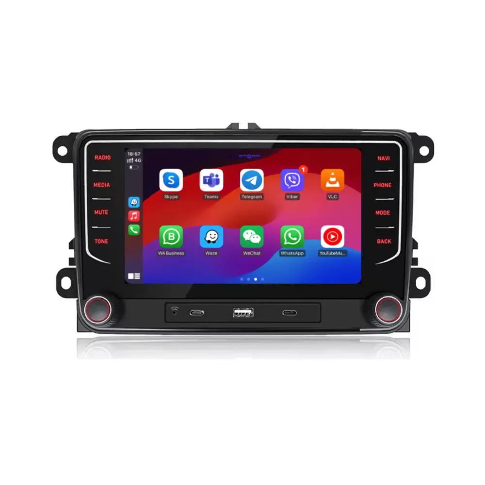 Navigazione 7 Pollici 4gb Ram 64gb Storage Apple Carplay Android Auto