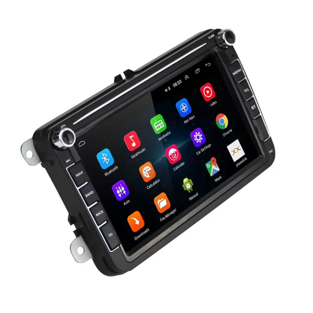 Navigazione 8 Pollici 4gb Ram 64gb Storage Carplay Android Auto per Skoda 8 Inch