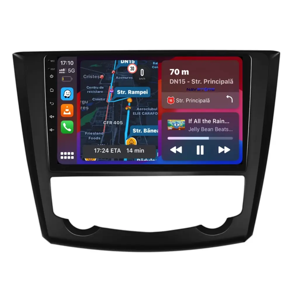 Navigazione 9 Pollici 1gb Ram 32gb Storage Carplay per Renault Kadjar 2015-2019
