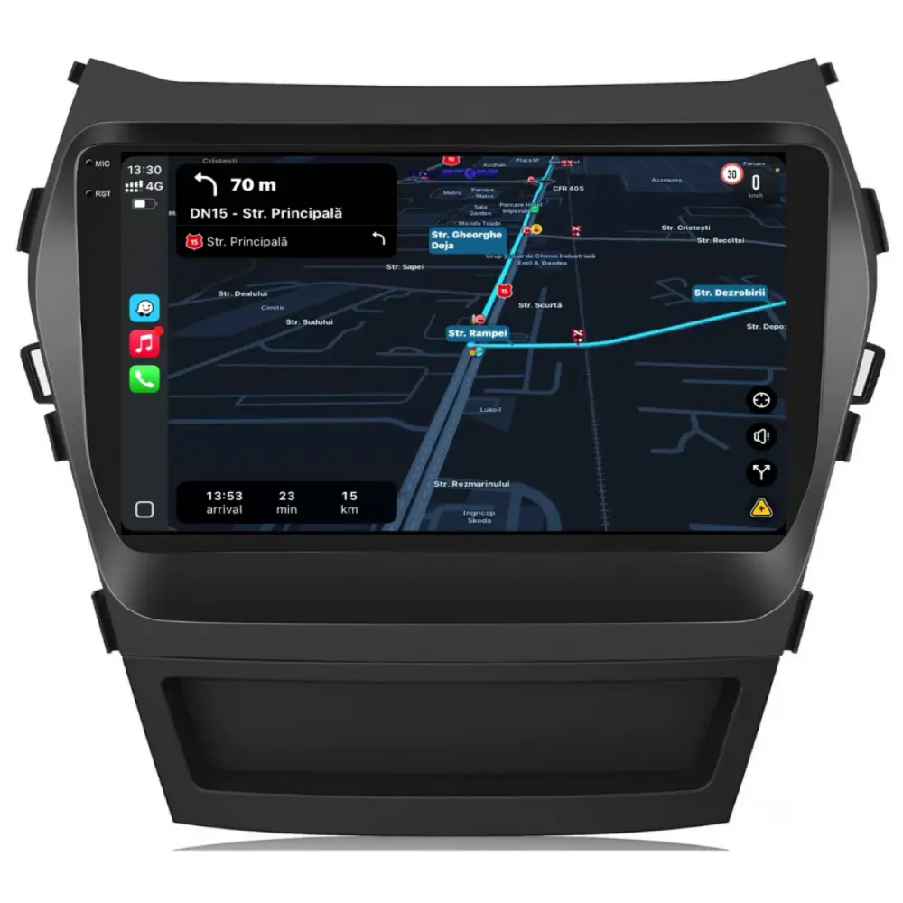 Navigazione 9 Pollici 2gb Ram 32gb Storage Carplay per Hyundai Santa Fe IX45