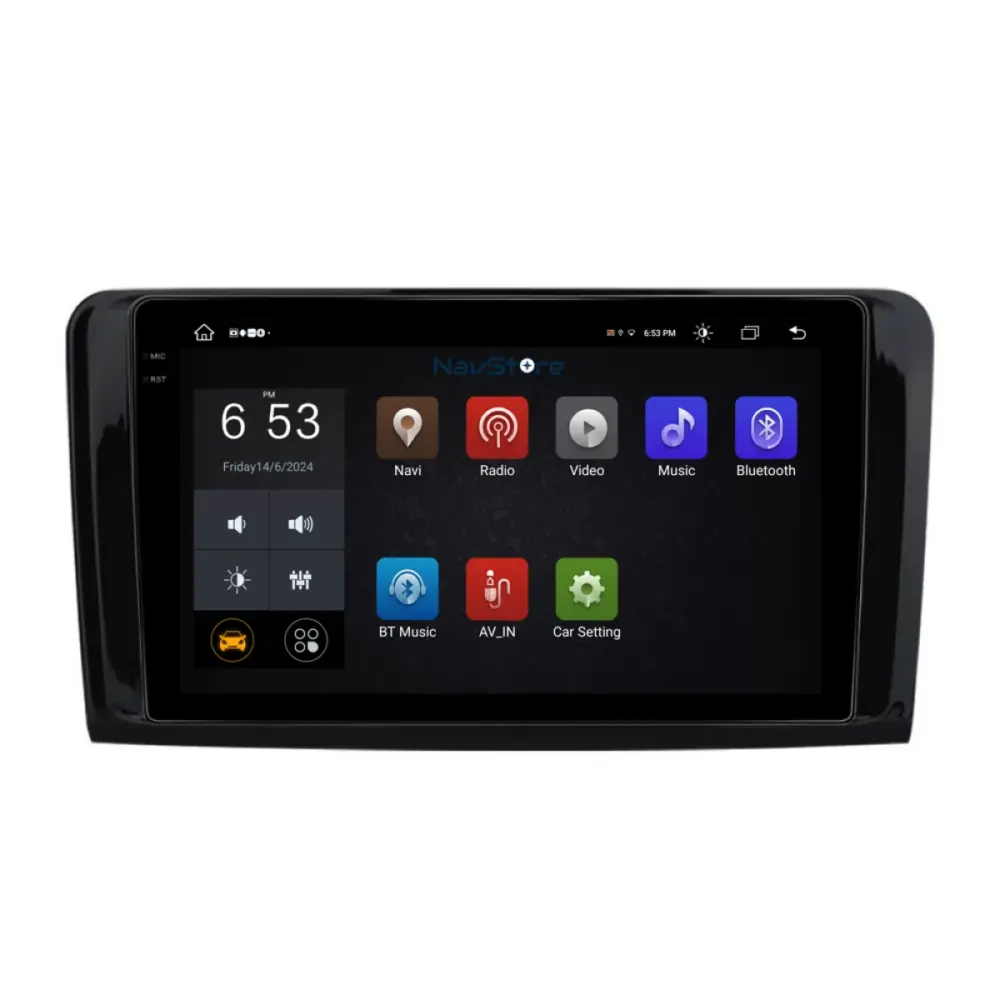 Navigazione Android 2K 4gb 64gb Bluetooth Wifi Carplay per Mercedes ml W164 Gl