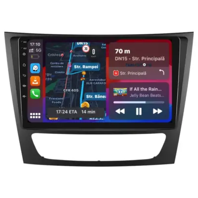 Navigazione Android 9 Pollici 2gb Ram 64gb Mercedes Classe E W211 2002-2010