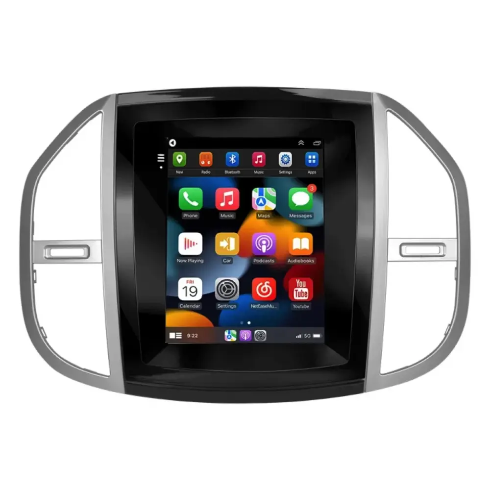 Navigazione Android 9,7 Pollici Bluetooth Wifi Carplay per Mercedes Vito W447