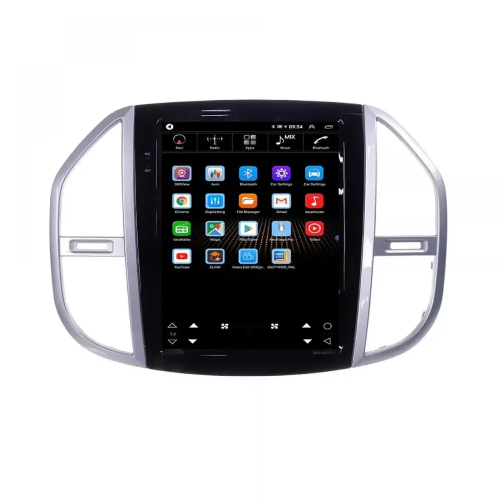 Navigazione Android 9,7 Pollici Bluetooth Wifi Carplay per Mercedes Vito W447