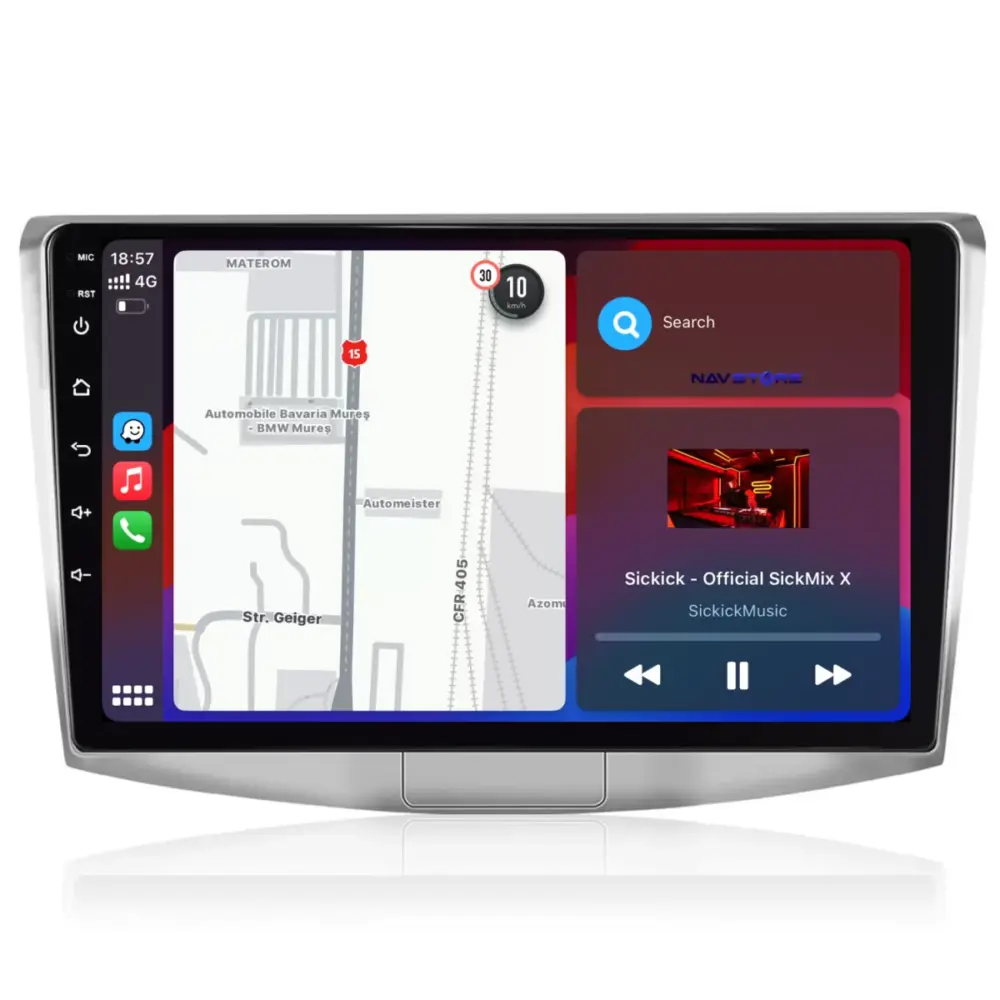 Navigazione Android Dedicata 10 Pollici per Volkswagen Passat B6 B7 Cc 2005-2015