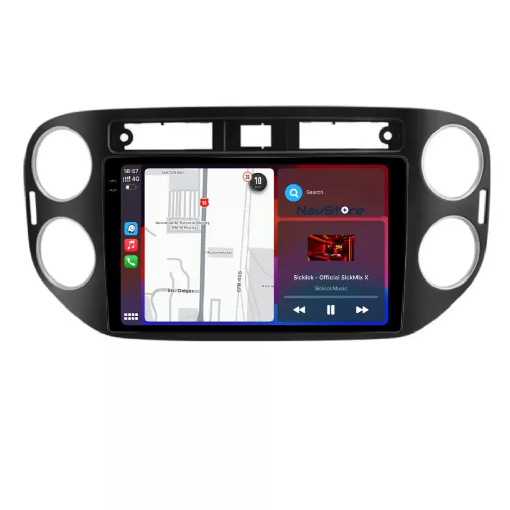 Navigazione Android Dedicata 2K 8gb 256gb Bluetooth Wifi Carplay per Volkswagen