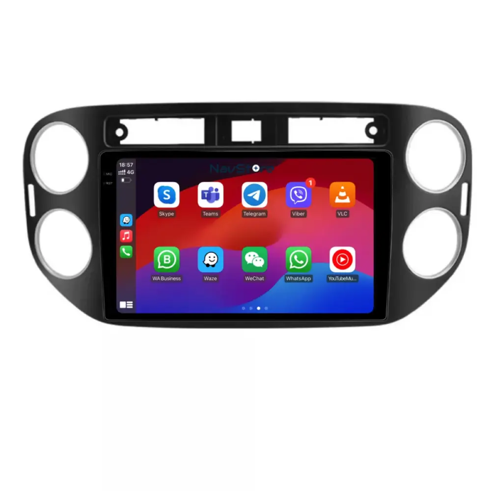 Navigazione Android Dedicata 2K 8gb 256gb Bluetooth Wifi Carplay per Volkswagen