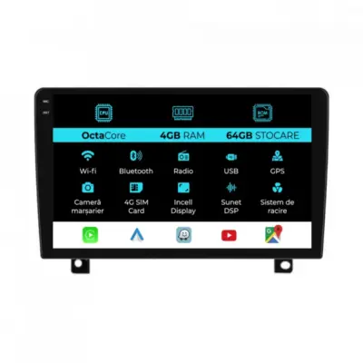 Navigazione Dedicata 10 Pollici Android Auto Carplay per Opel Astra H 2004-2009