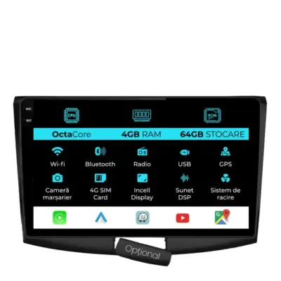 Navigazione Dedicata 10 Pollici Android Auto Carplay per Volkswagen Passat B6