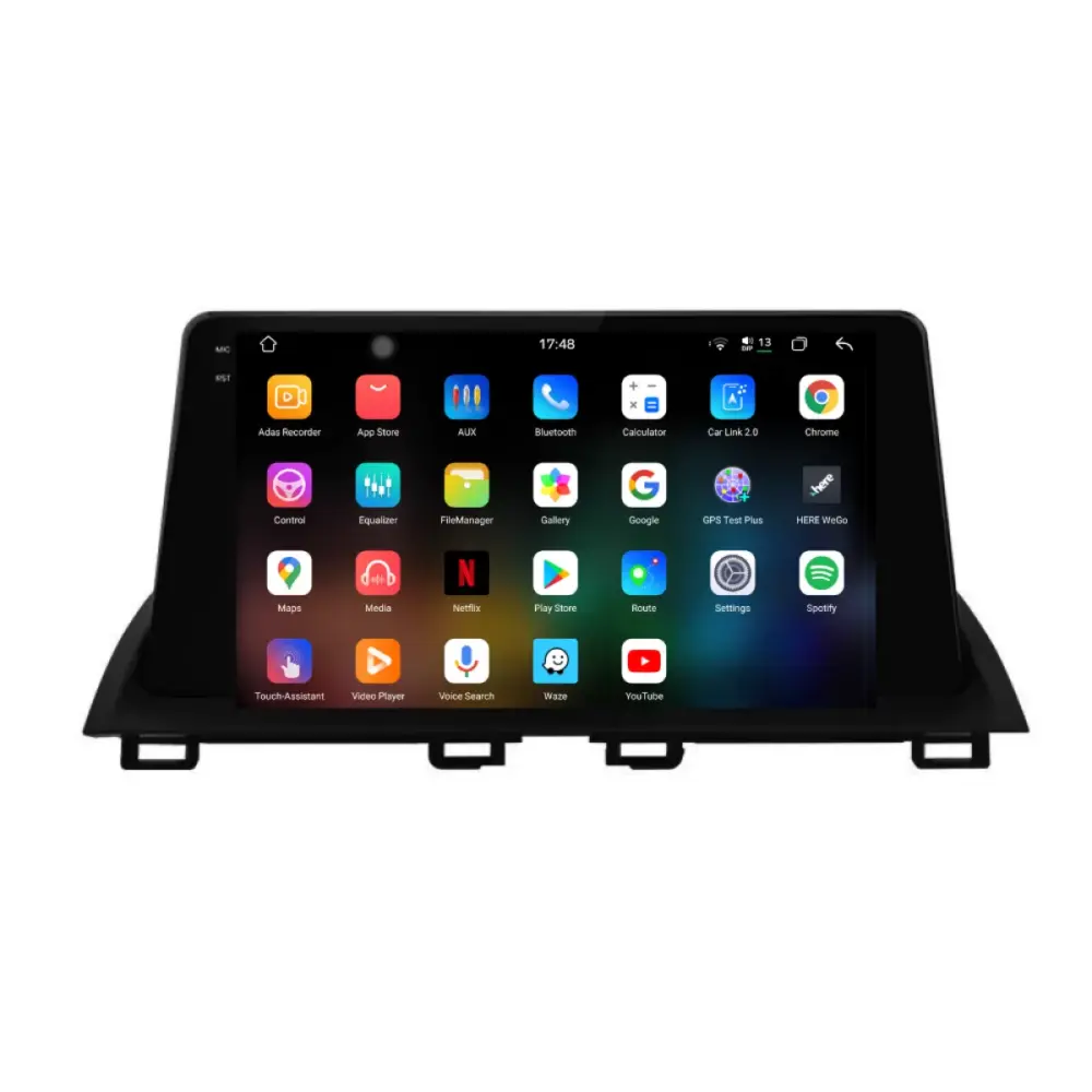 Navigazione Dedicata 12gb Ram 256gb Android Auto Carplay per Mazda 2 2007-2014